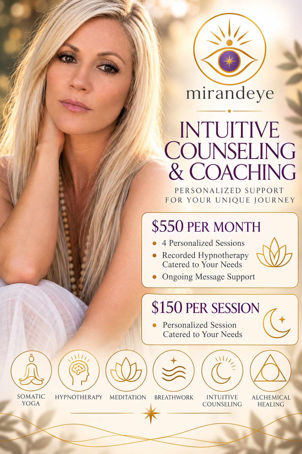 Artwork for Intuitive Counseling & Coaching Month Package